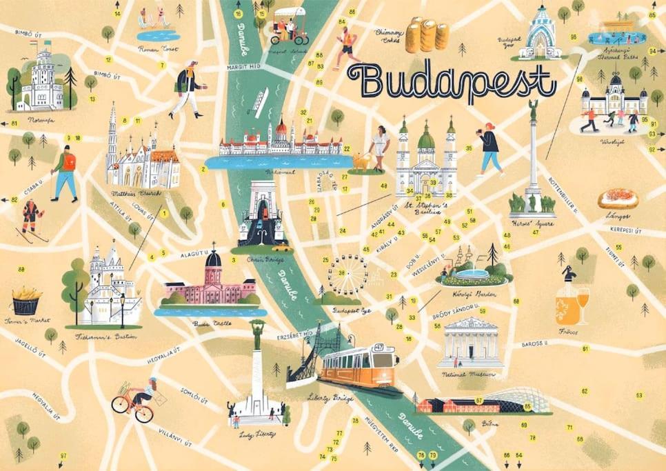 2Budapest Eye-Freegym And Sauna Luxury Home Ngoại thất bức ảnh